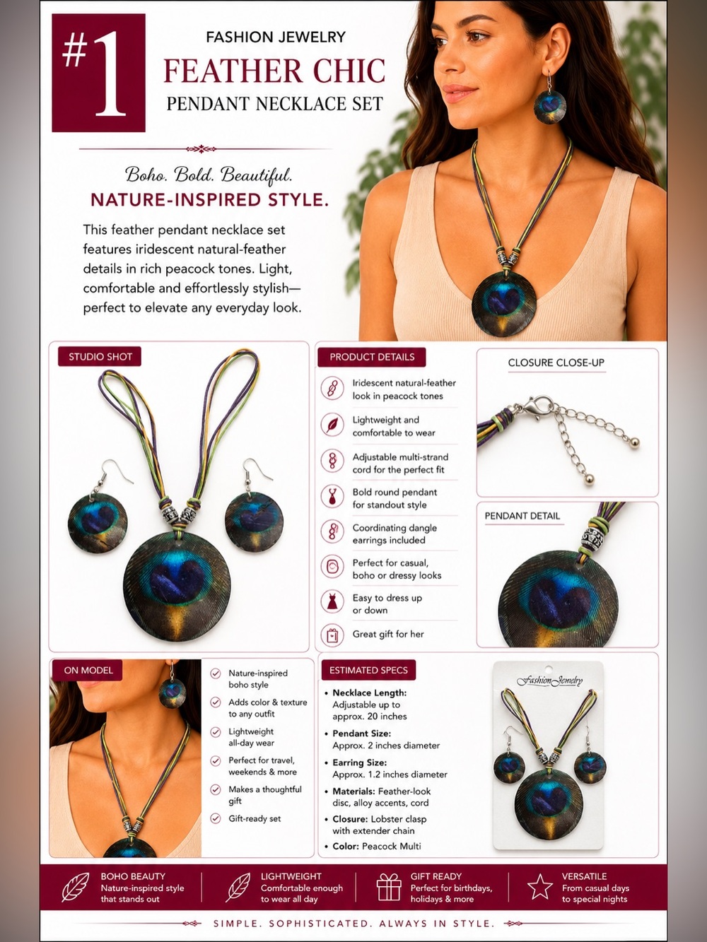 BUY NOW: Pick your Elegant Statement Jewelry - Picture 2 of 10